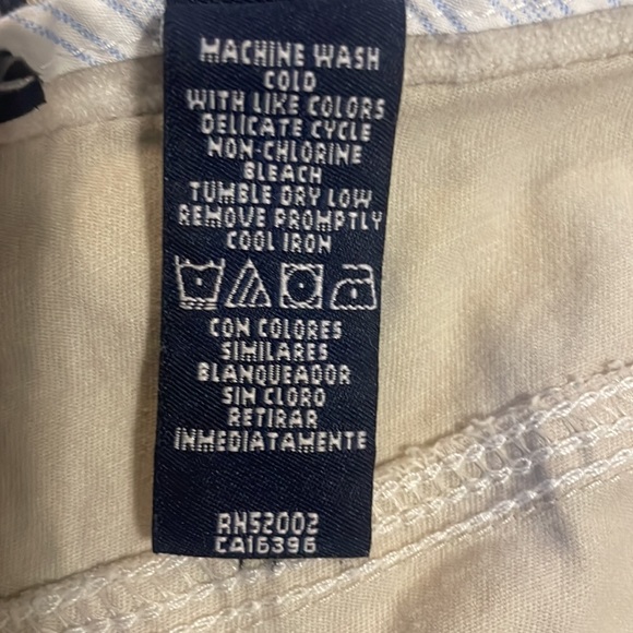 Vintage Crazy Horse Liz Claiborne capris stretch crop ankle pants khaki … - Picture 14 of 16